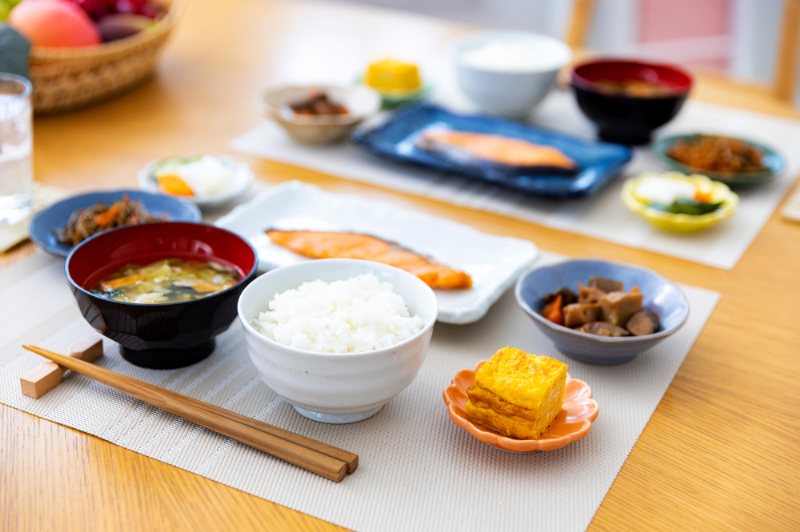 栄養バランスの取れた食事